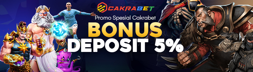 PROMO BONUS DEPOSIT HARIAN 5%	